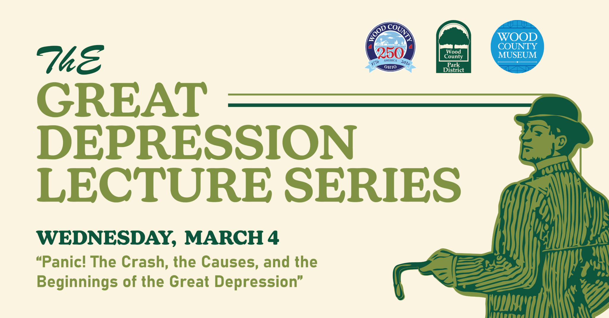 The Great Depression Lecture Series – “Panic! The Crash, the causes, and the Beginnings of the Great Depression”