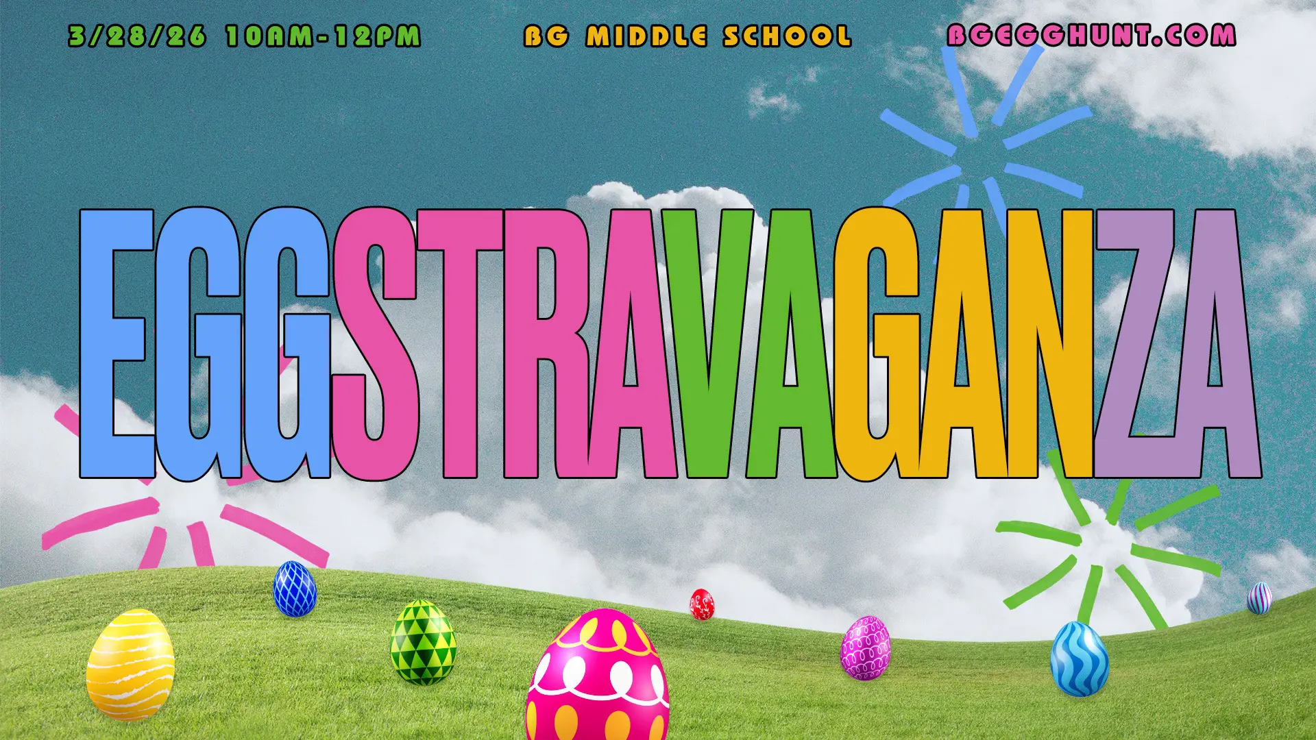 Eggstravaganza!  Free Easter Egg Hunt, Inflatables and More!